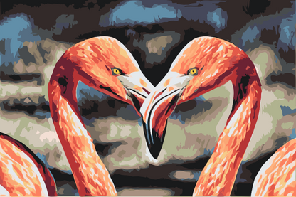 Paint by Numbers - Flamingoer
