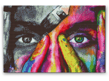 Diamond Painting - Kvinde med to ansigter