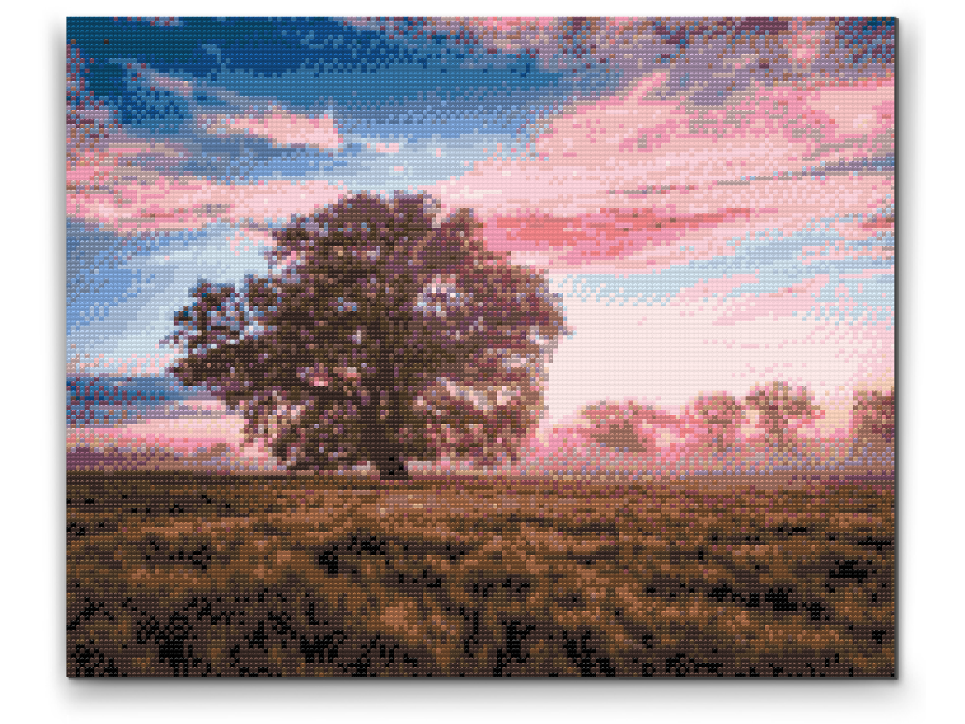Diamond Painting - Ensomt Træ 3