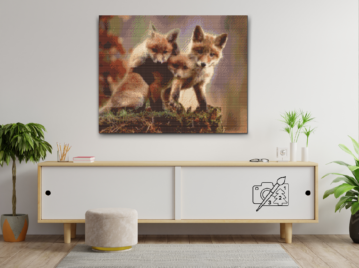 Diamond Painting - Ræveunge