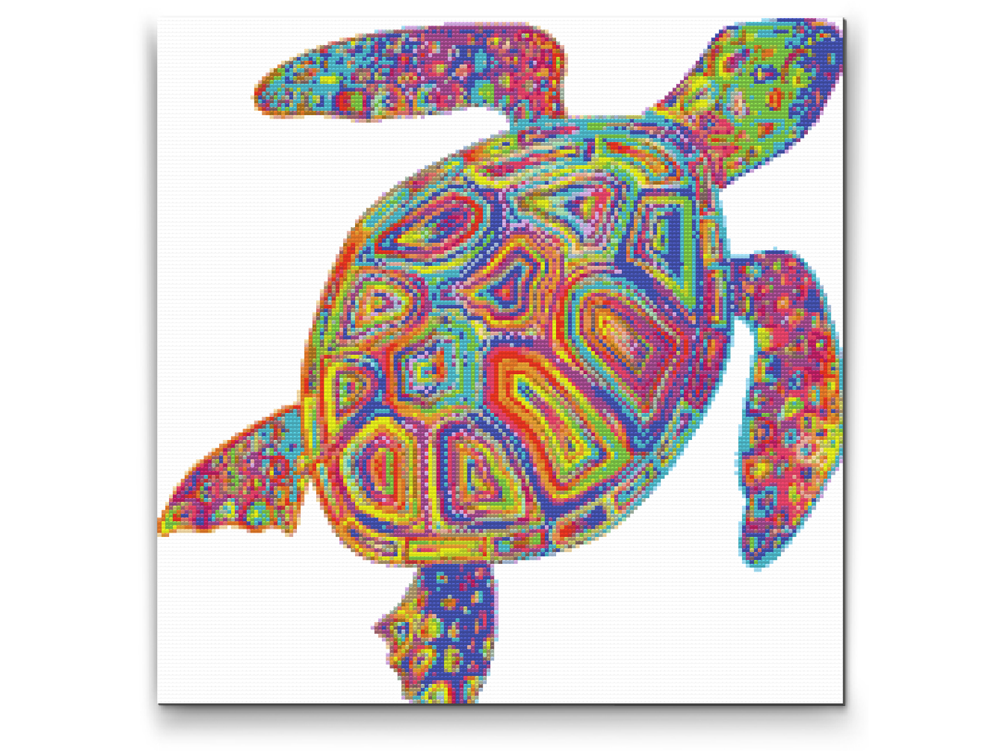 Diamond Painting - Regnbueskildpadde