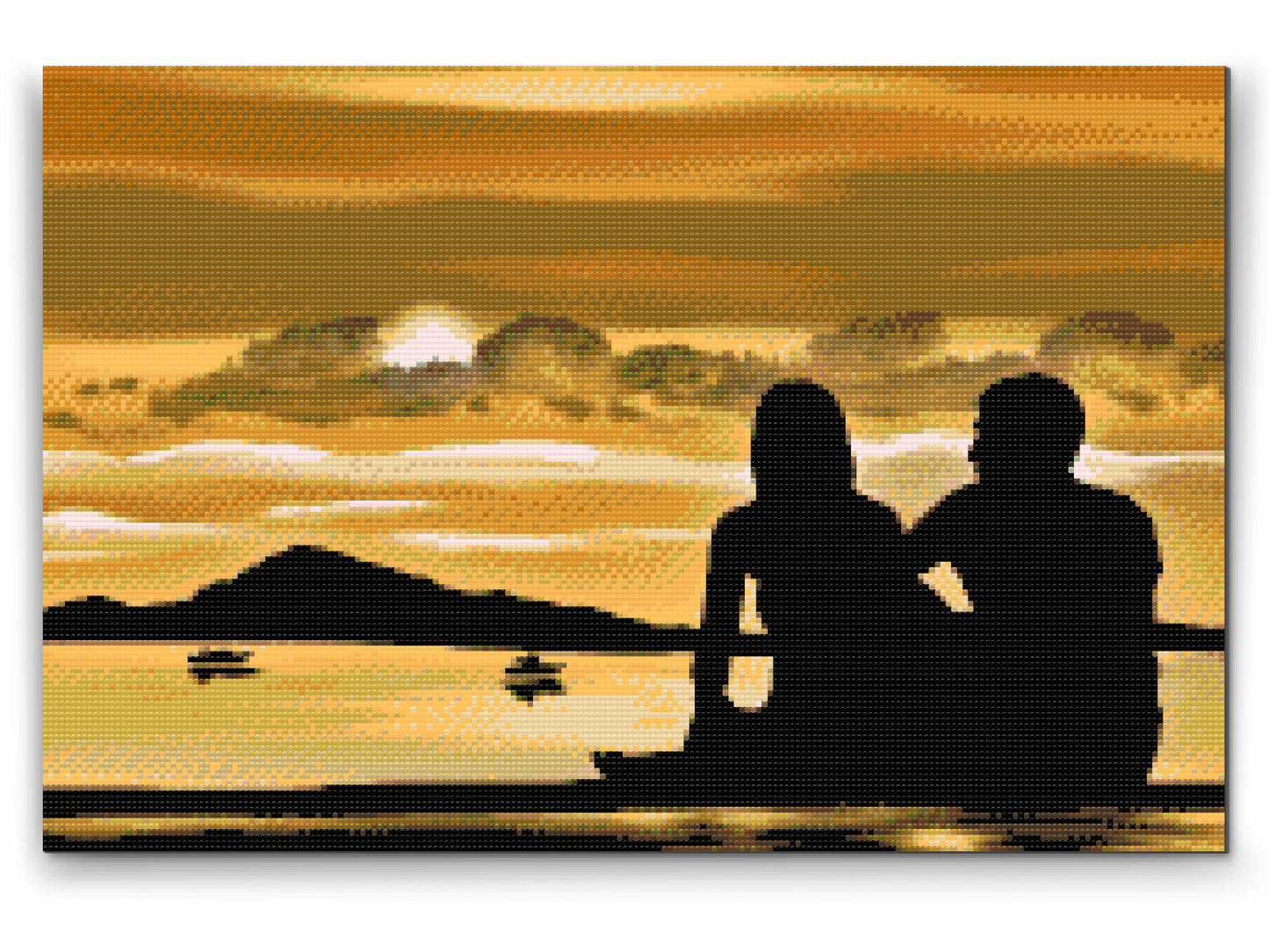 Diamond Painting - Romantik på stranden