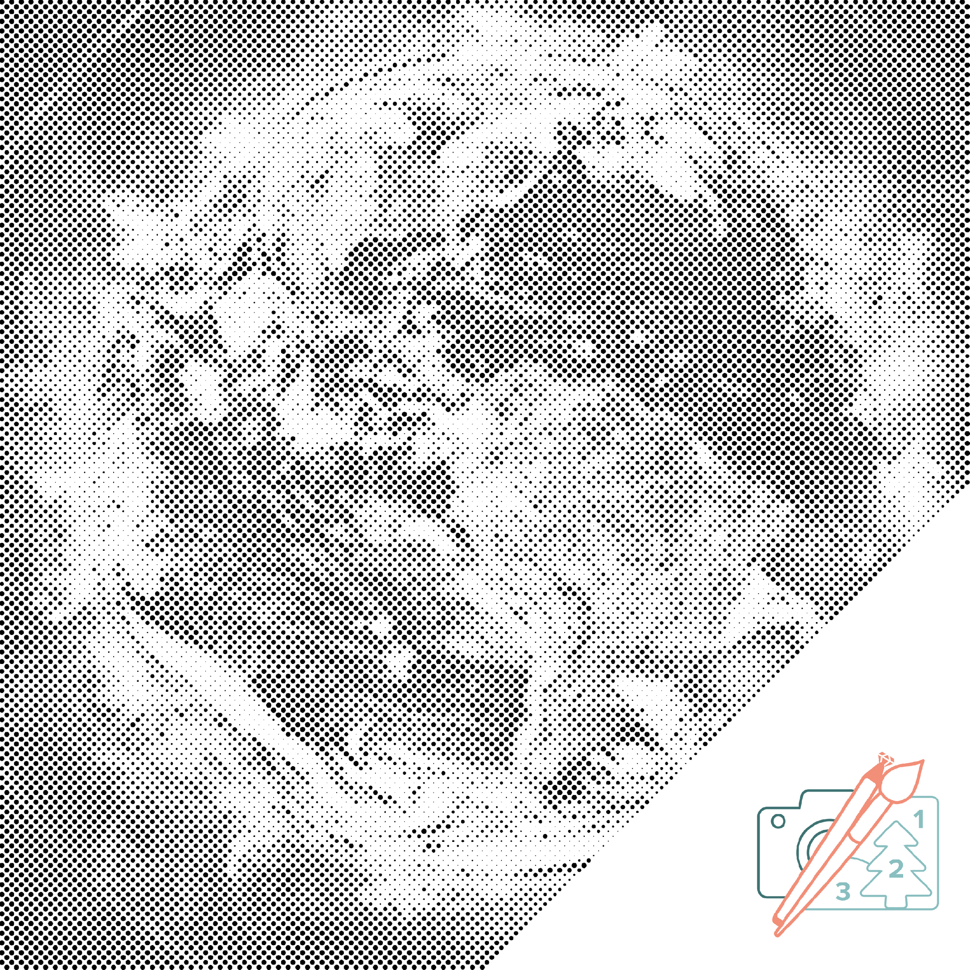 Mal-med-prikker -  Planeteksplosionen