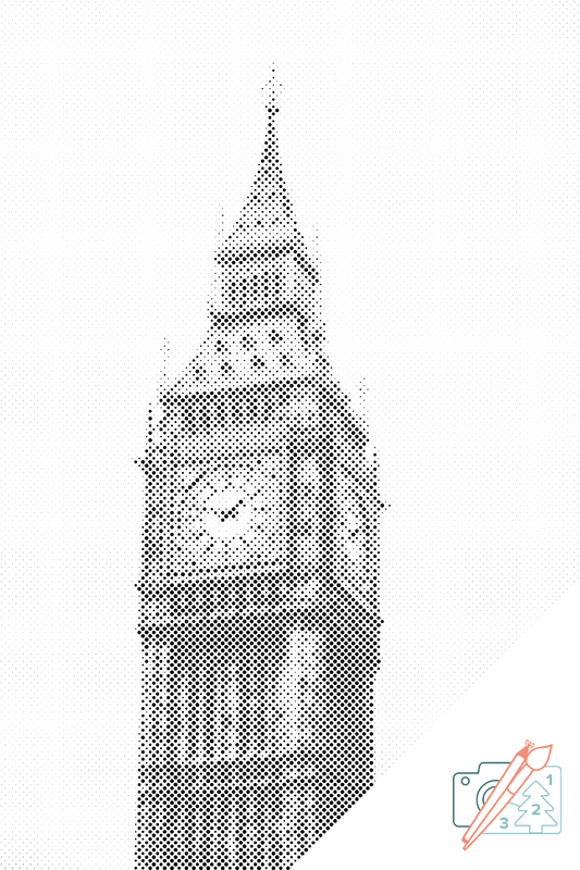Mal-med-prikker -  Big Ben