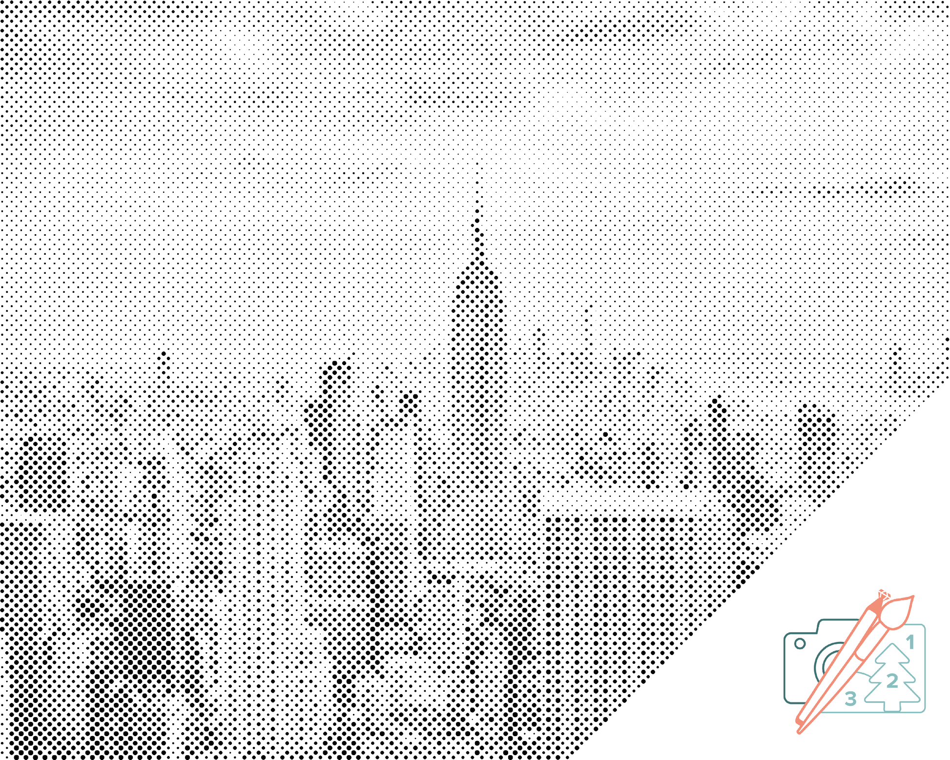 Mal-med-prikker -  New York City