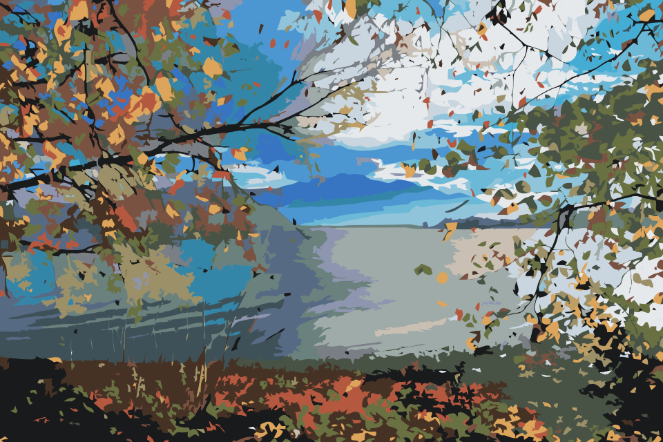 Paint by Numbers - Chiemsee-søen