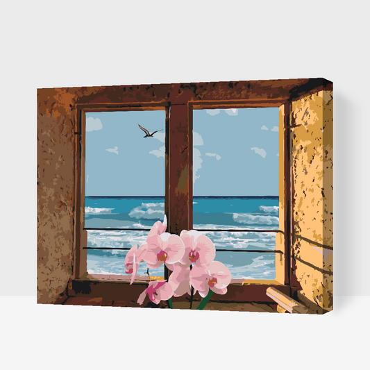 Paint by Numbers - Vindue mod stranden