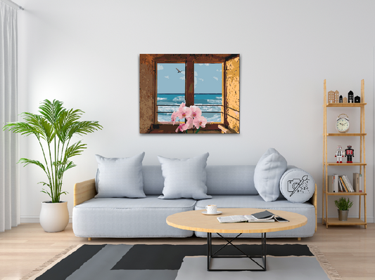 Paint by Numbers - Vindue mod stranden