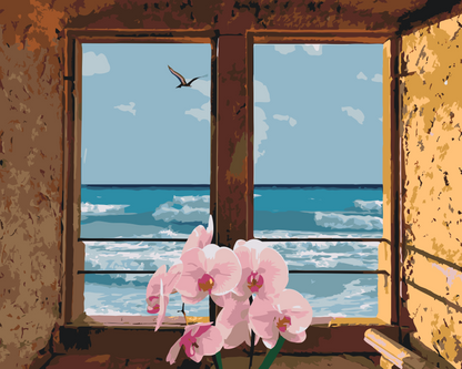 Paint by Numbers - Vindue mod stranden