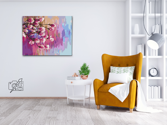 Paint by Numbers - Regnbuemagnolia