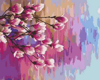 Paint by Numbers - Regnbuemagnolia
