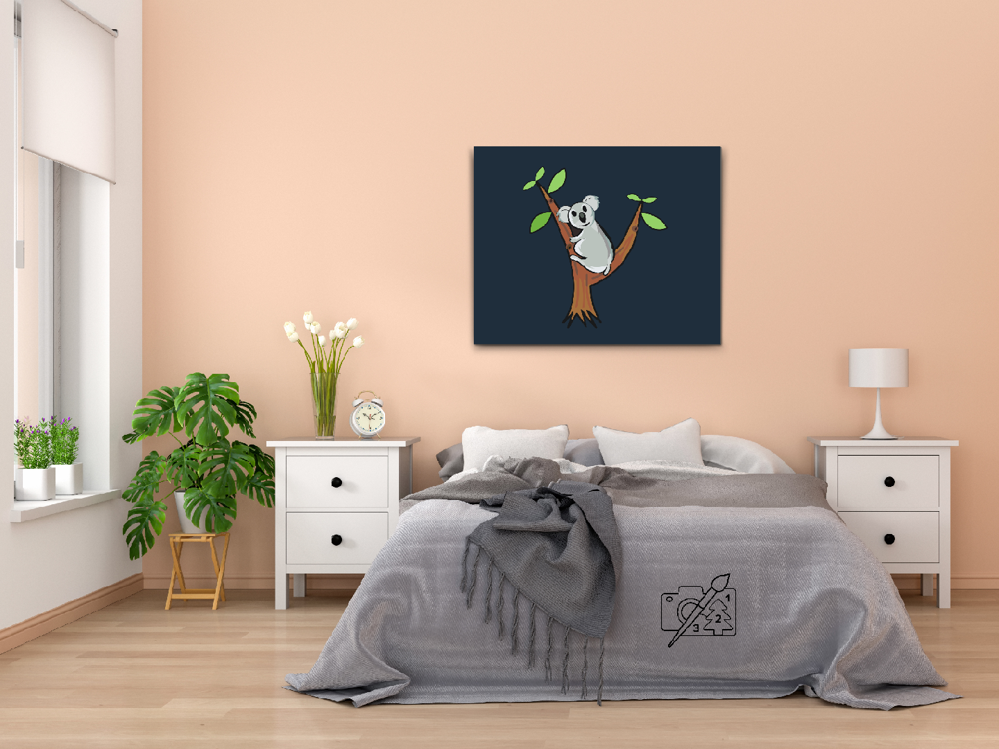 Paint by Numbers - Koala på træet