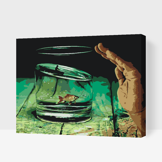 Paint by Numbers - Fisk i glasset