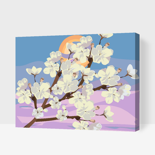 Paint by Numbers - Kirsebærblomster