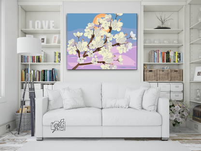 Paint by Numbers - Kirsebærblomster