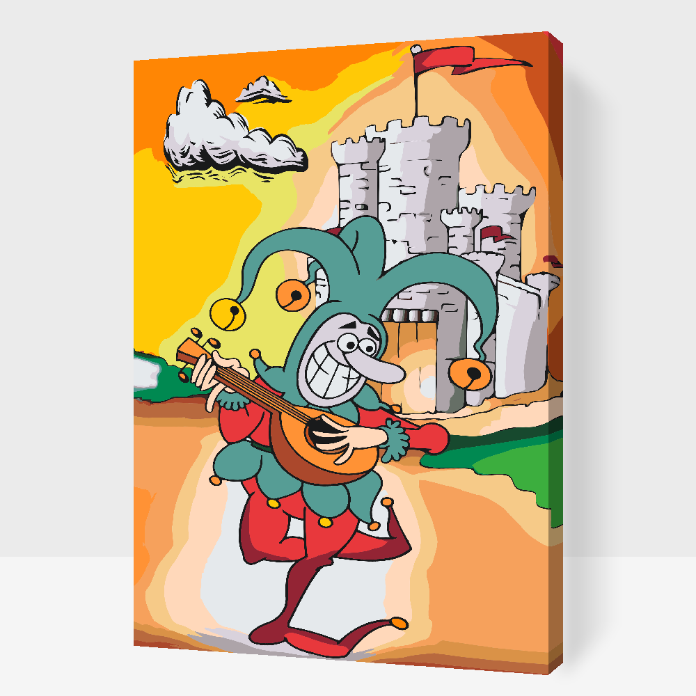 Paint by Numbers - Nar, der spiller banjo