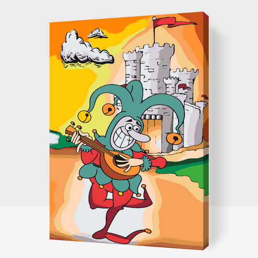 Paint by Numbers - Nar, der spiller banjo