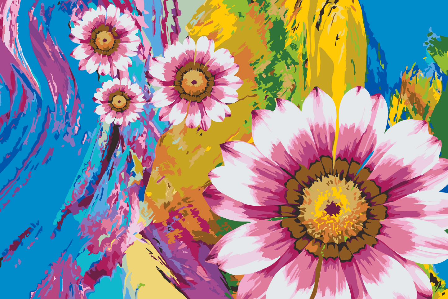 Paint by Numbers - Sommerblomster