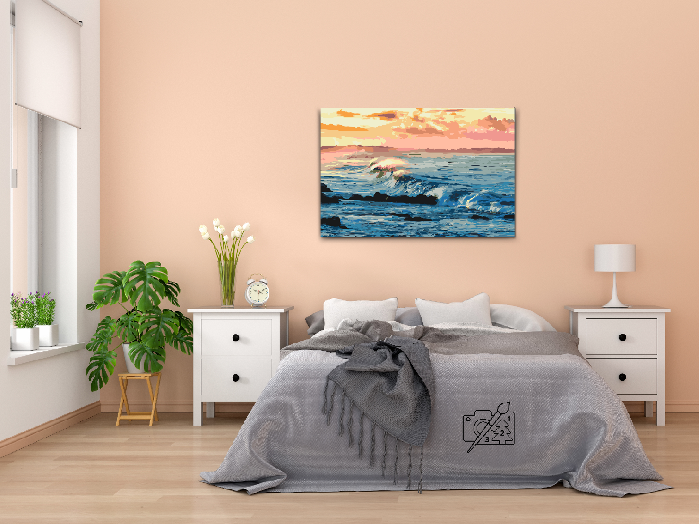 Paint by Numbers - Havbølger