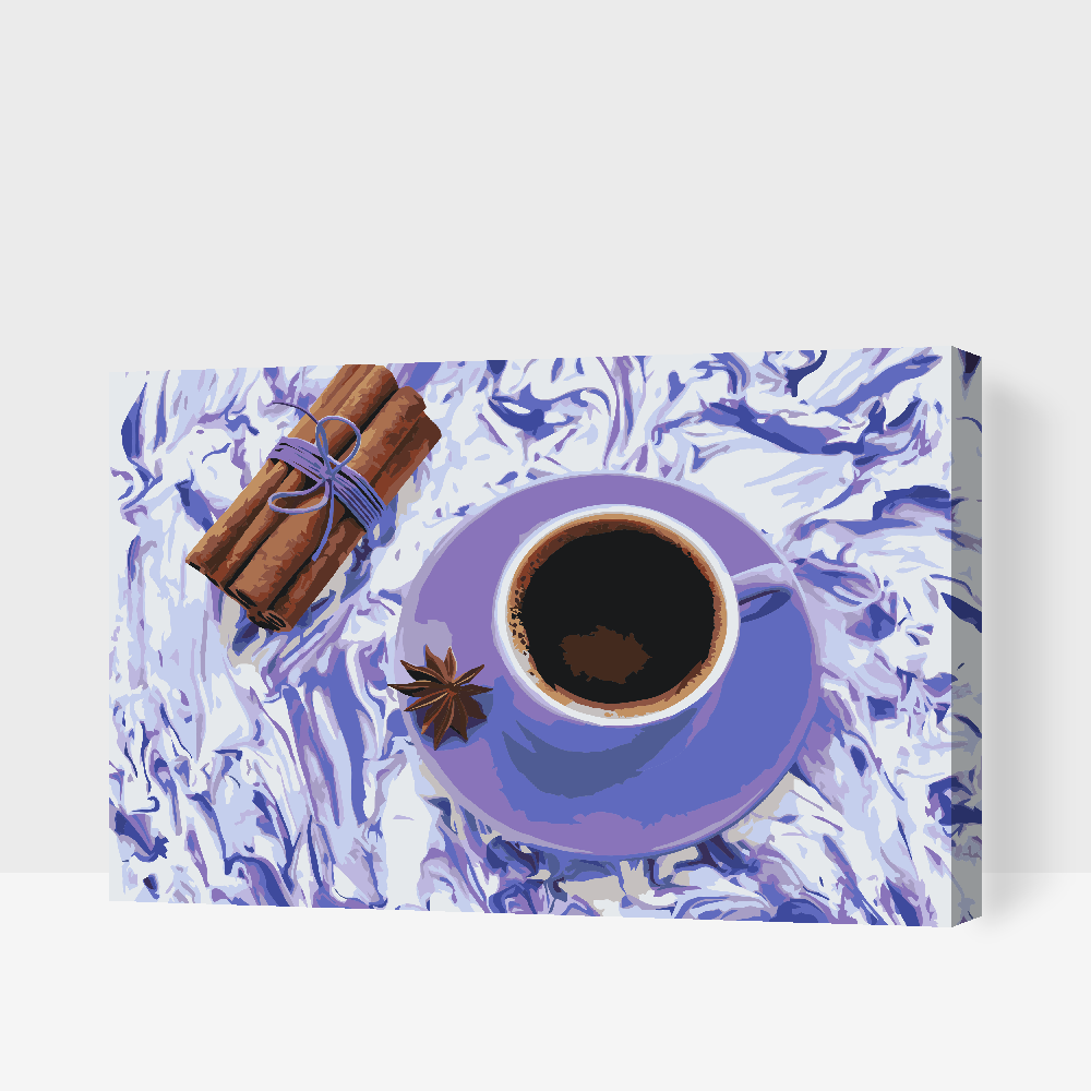 Paint by Numbers - Kaffe med kanel