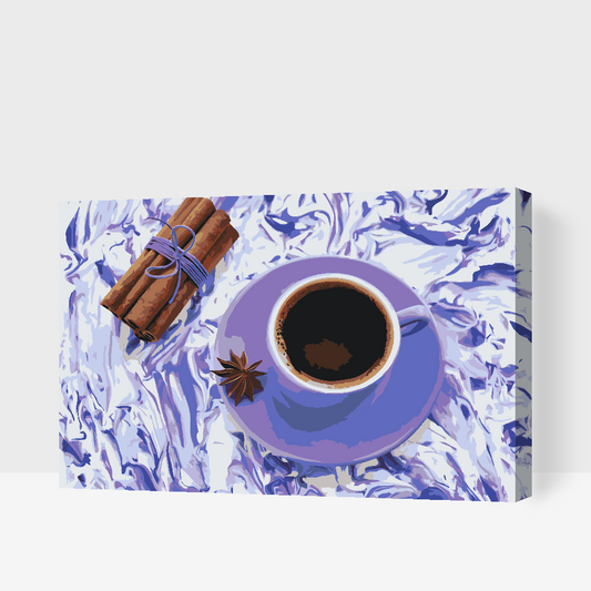 Paint by Numbers - Kaffe med kanel