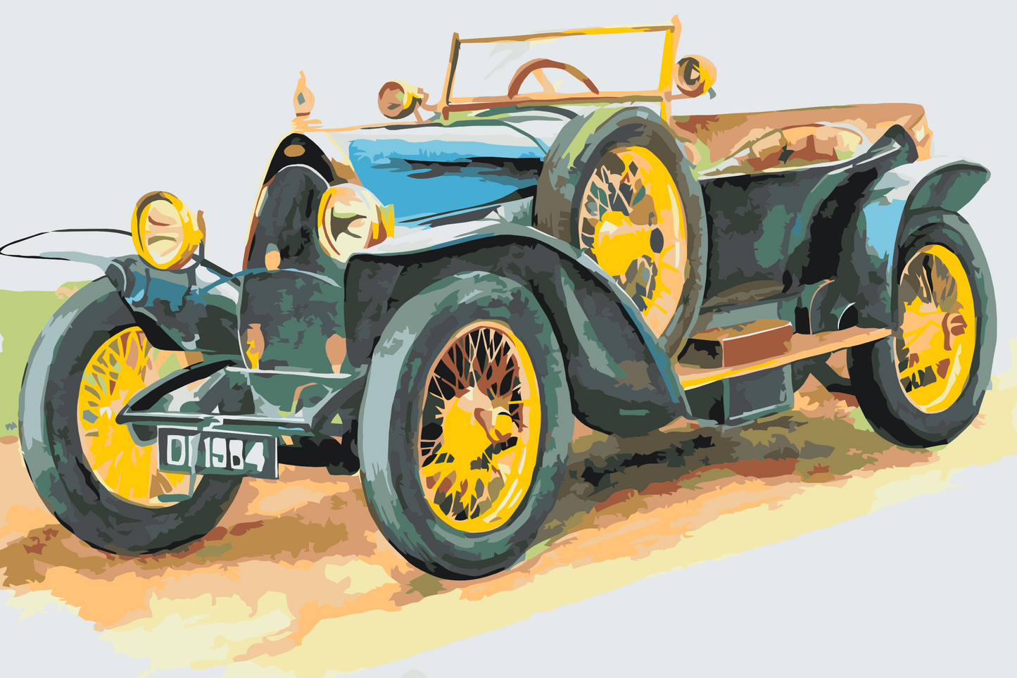 Paint by Numbers - Bugatti