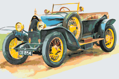 Paint by Numbers - Bugatti