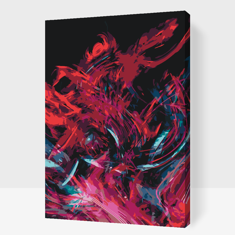 Paint by Numbers - Aftrak kunst