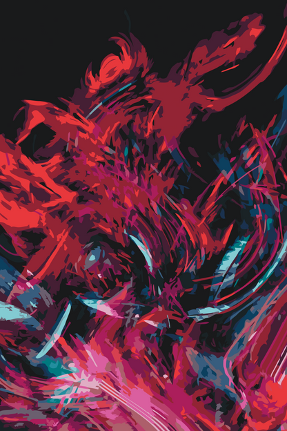 Paint by Numbers - Aftrak kunst