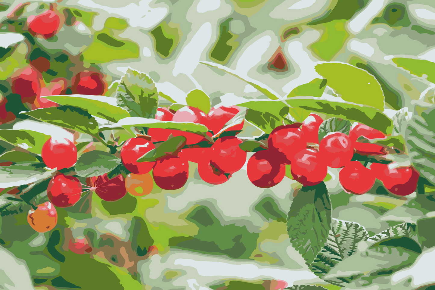 Paint by Numbers - Vingård