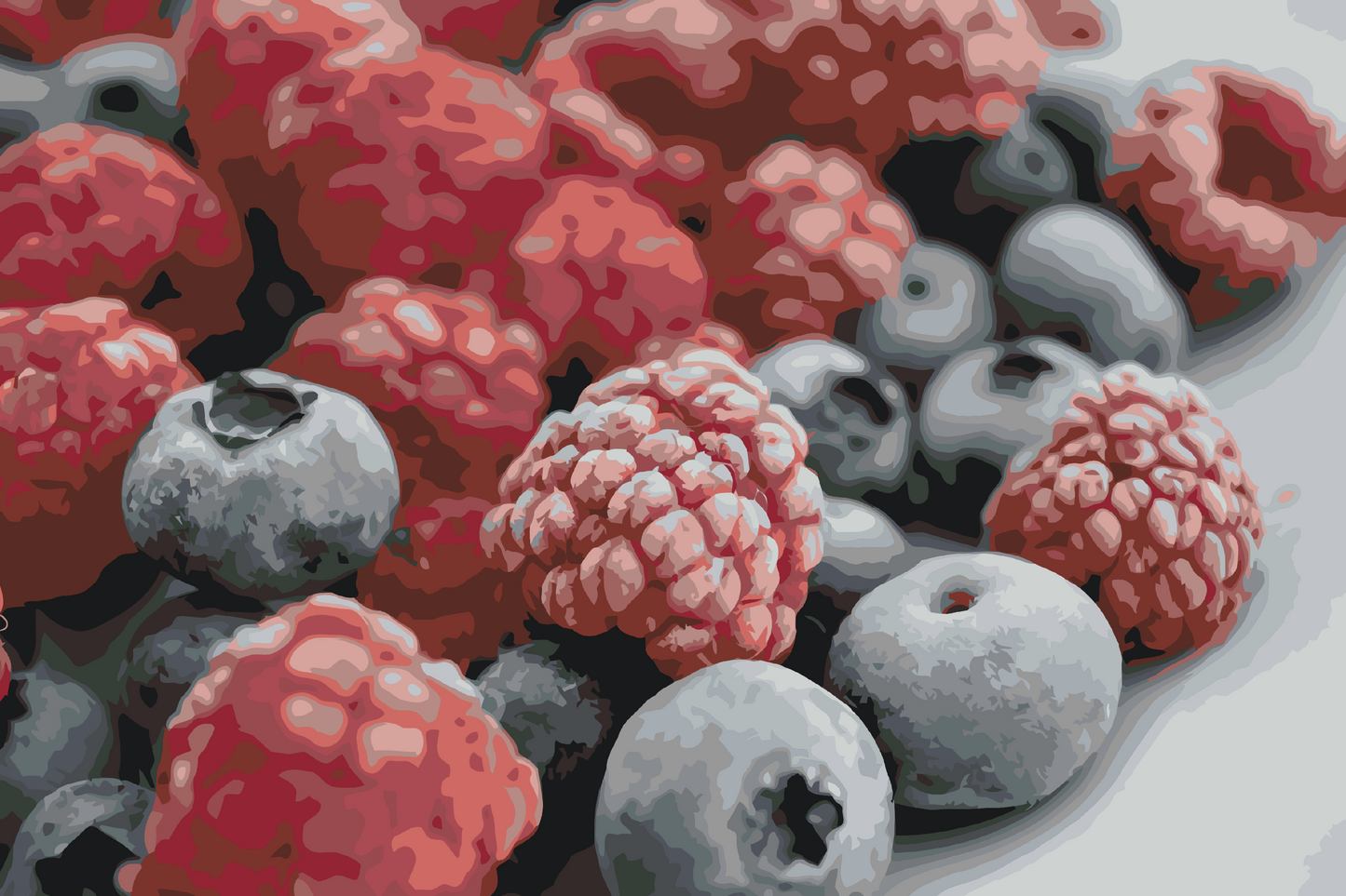 Paint by Numbers - Frosne frugter