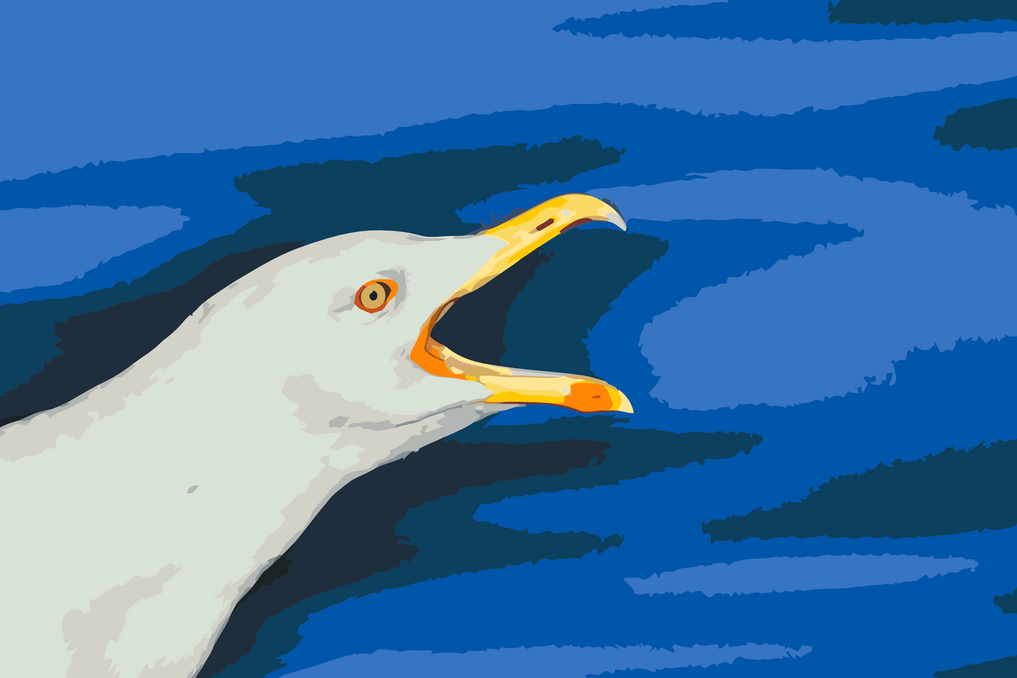 Paint by Numbers - Seagul