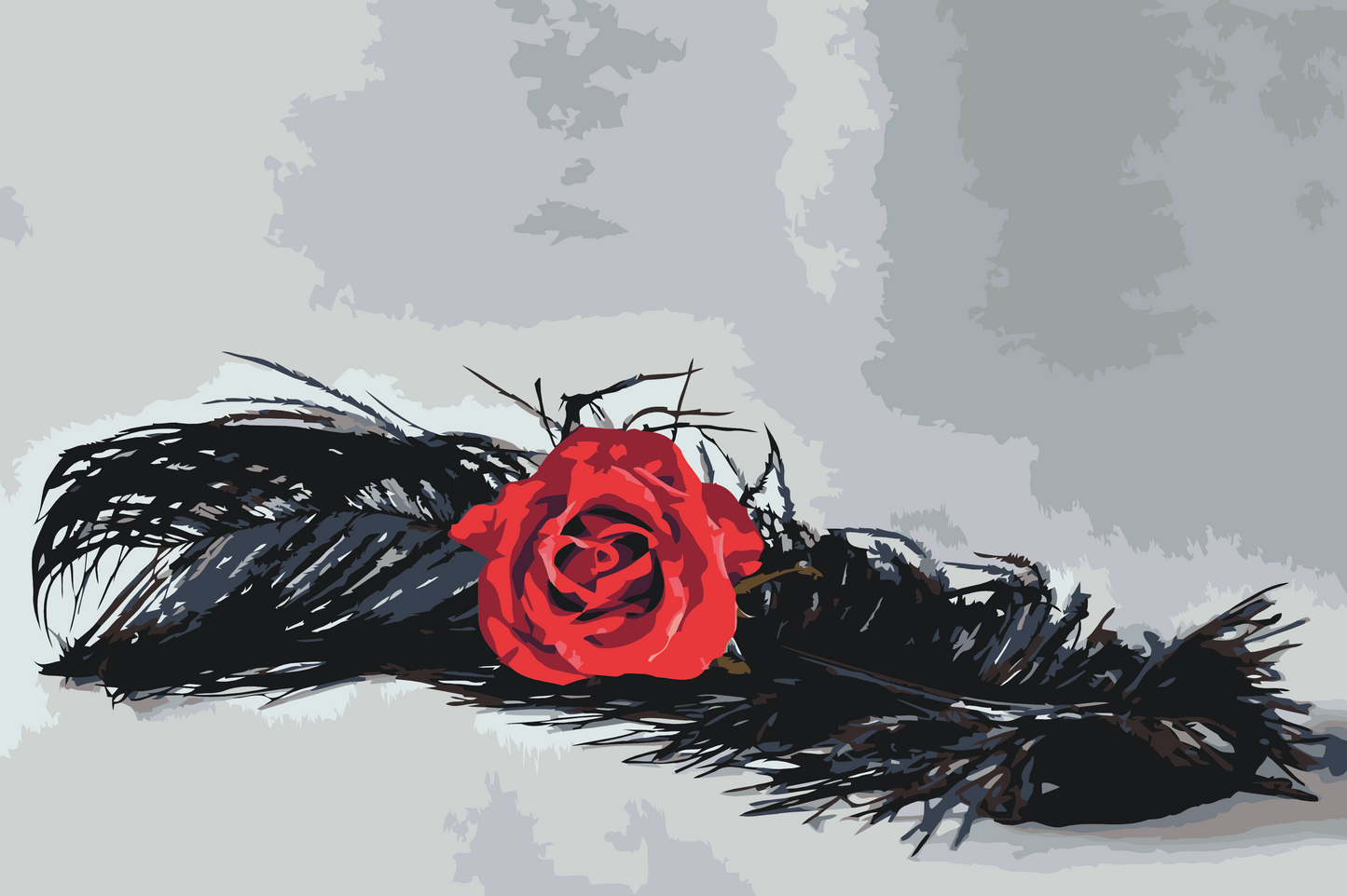 Paint by Numbers - Rose fra Garden