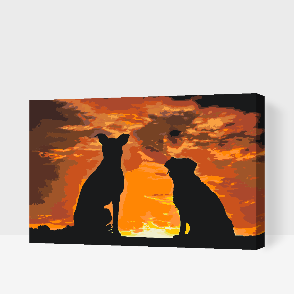 Paint by Numbers - Dogs Friends