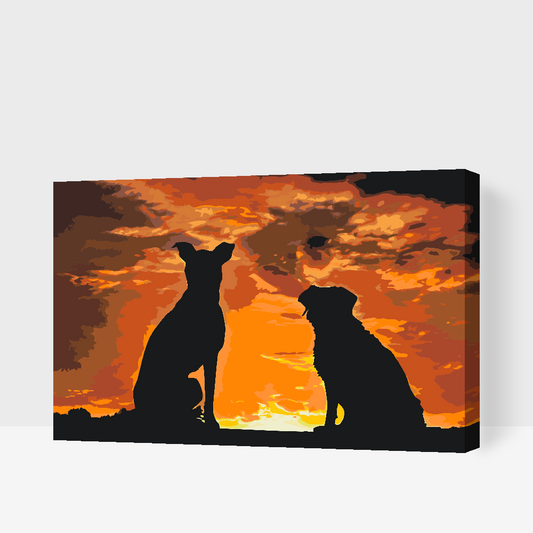 Paint by Numbers - Dogs Friends