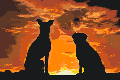 Paint by Numbers - Dogs Friends