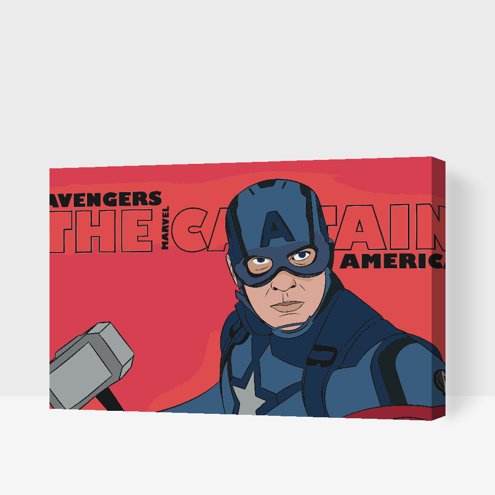 Paint by Numbers - Captain America 1