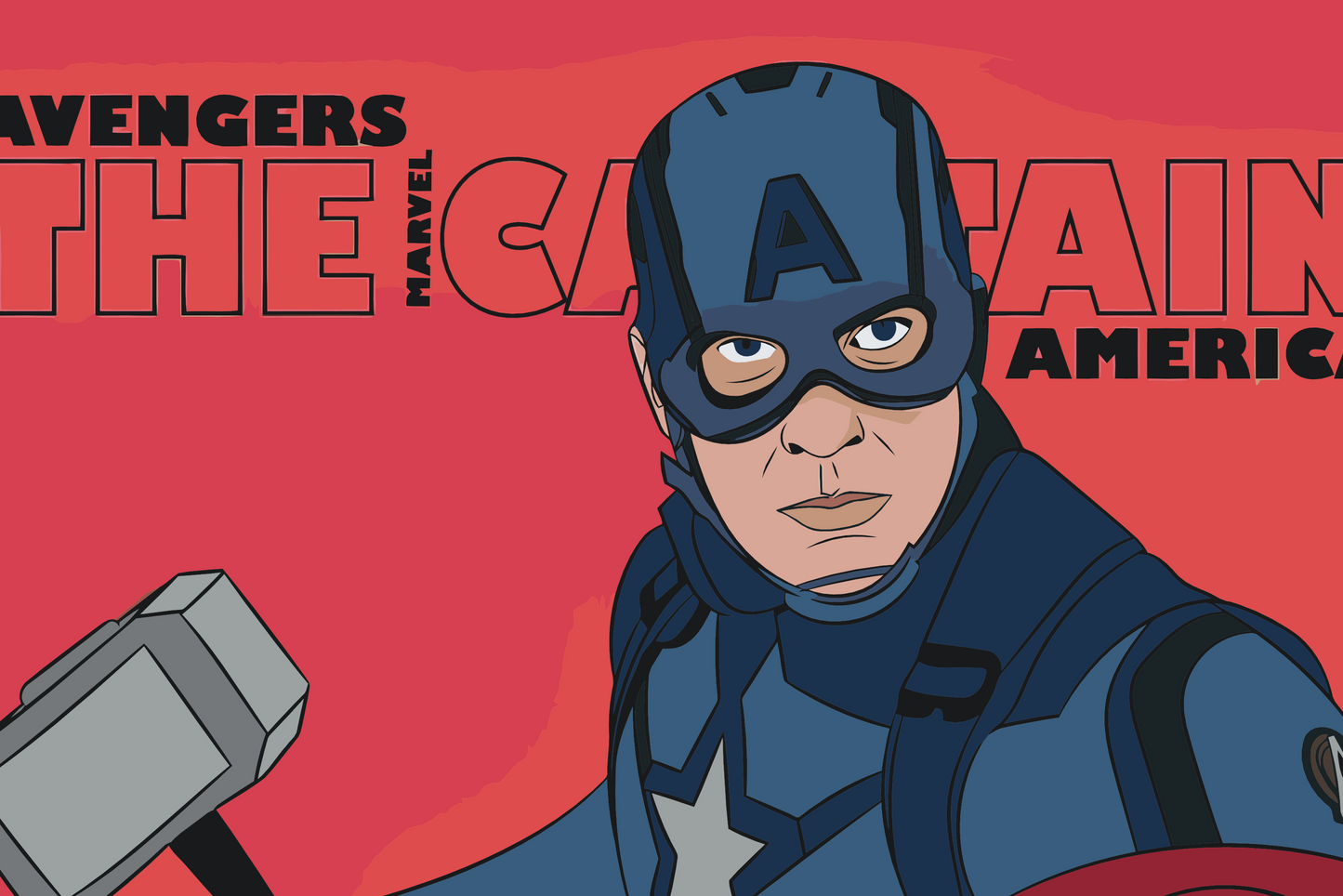 Paint by Numbers - Captain America 1