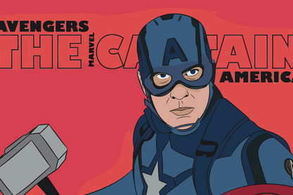 Paint by Numbers - Captain America 1