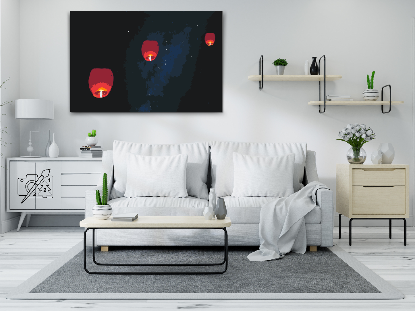 Paint by Numbers - Lykkens Lanterner