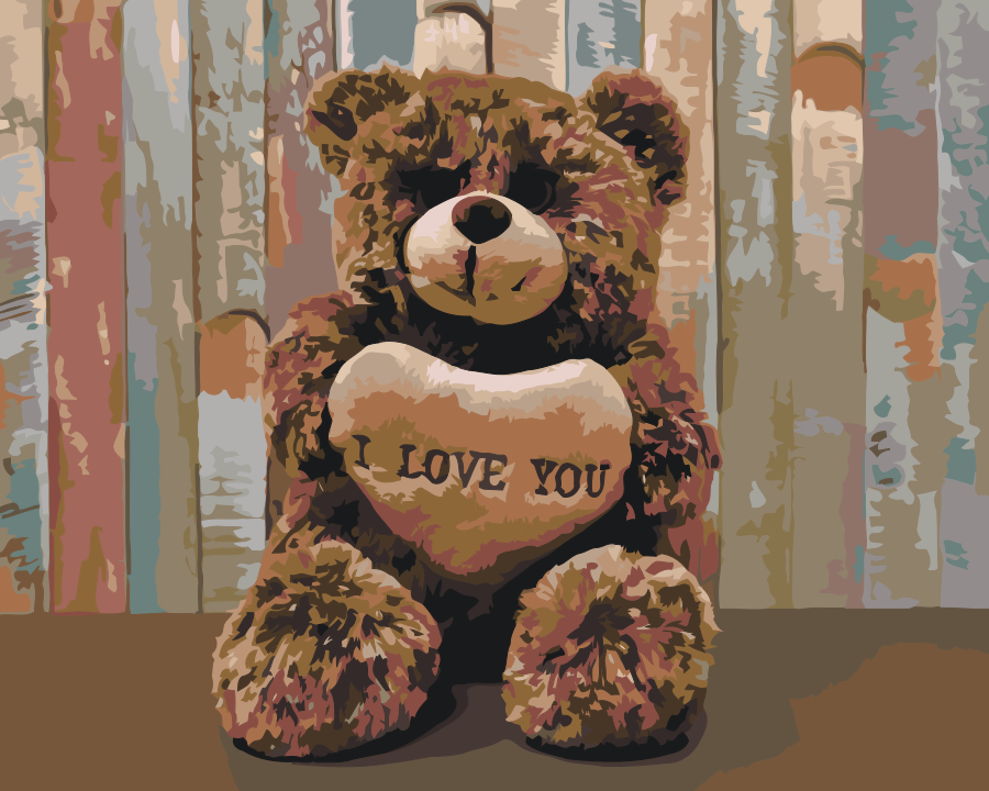 Paint by Numbers - Jeg elsker dig, Teddy
