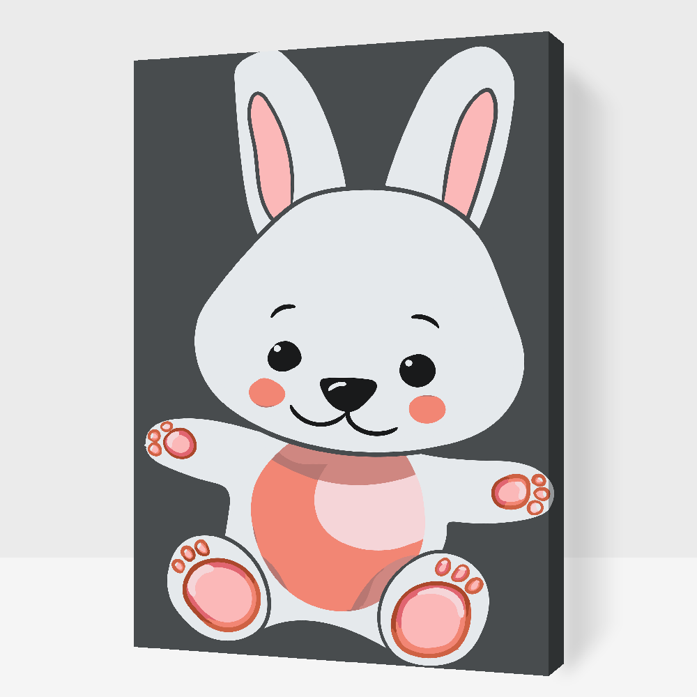 Paint by Numbers - Kanin på et kram