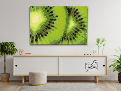 Paint by Numbers - Kiwi-baggrund