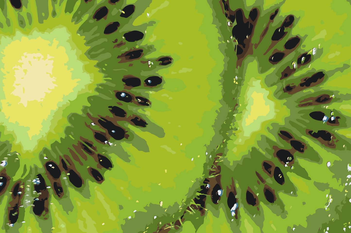 Paint by Numbers - Kiwi-baggrund