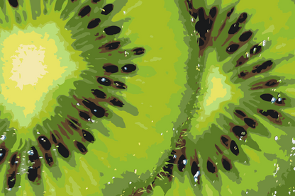 Paint by Numbers - Kiwi-baggrund