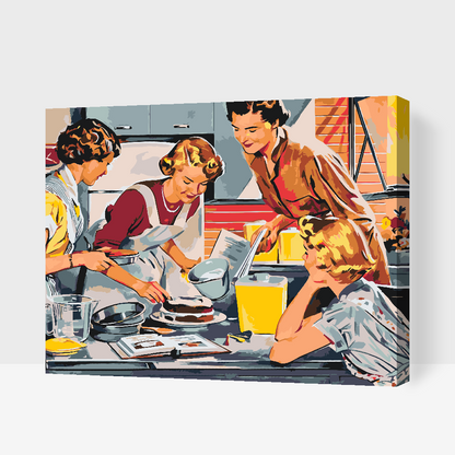 Paint by Numbers - Bage en kage