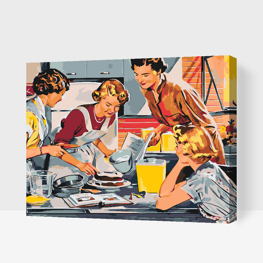 Paint by Numbers - Bage en kage