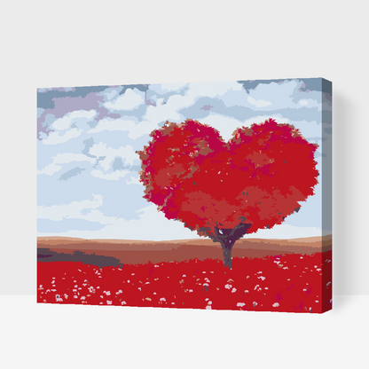 Paint by Numbers - Love Tree