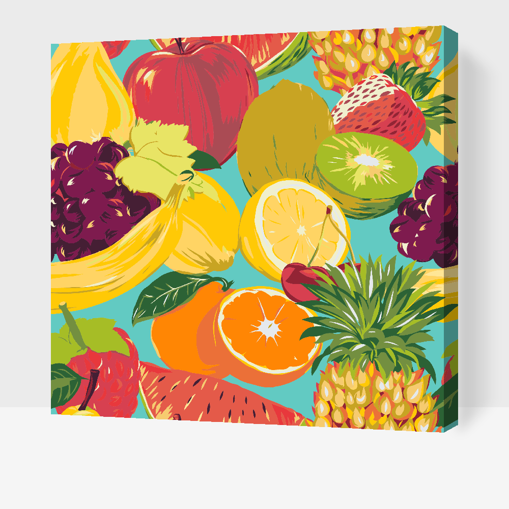 Paint by Numbers - Frugtbaggrund