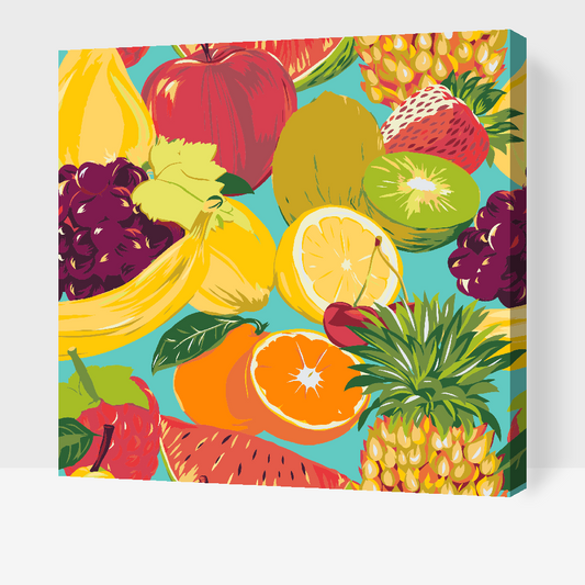 Paint by Numbers - Frugtbaggrund